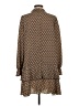 Shein 100% Polyester Animal Print Brown Casual Dress Size 4 - photo 2
