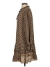Shein 100% Polyester Animal Print Brown Casual Dress Size 4 - photo 5