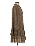 Shein 100% Polyester Animal Print Brown Casual Dress Size 4 - photo 4