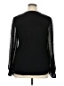 Cupio Black Long Sleeve Blouse Size XL - photo 2