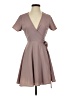 Live 4 Truth 100% Polyester Solid Tan Casual Dress Size S - photo 1