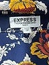 Express 100% Polyester Blue Kimono Size XS - photo 7