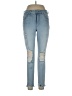 Express Hearts Blue Jeans Size 10R - photo 1
