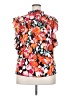 Unbranded 100% Polyester Orange Sleeveless Blouse Size XXL - photo 2