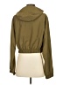 Forever 21 100% Polyester Solid Green Windbreaker Size S - photo 2