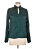 Kohl's Teal Green Long Sleeve Blouse Size L - photo 1