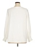 Olivia Grey Ivory Long Sleeve Blouse Size XL - photo 2