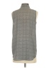 Ann Taylor 100% Polyester Gray Sleeveless Blouse Size S - photo 2