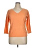 Sag Harbor 100% Acrylic Orange Cardigan Size XL - photo 1