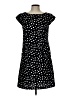 K Studio 100% Polyurethane Polka Dots Black Casual Dress Size 10 - photo 1