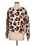 Forever 21 Animal Print Pink Pullover Sweater Size L - photo 1
