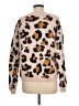 Forever 21 Animal Print Pink Pullover Sweater Size L - photo 2