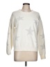 Calligraphie Stars Ivory Pullover Sweater Size L - photo 1