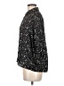 Sans Souci 100% Polyester Stars Black 3/4 Sleeve Blouse Size M - photo 5