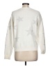 Calligraphie Stars Ivory Pullover Sweater Size L - photo 2
