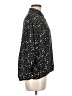 Sans Souci 100% Polyester Stars Black 3/4 Sleeve Blouse Size M - photo 4