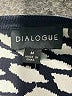Dialogue Animal Print Silver Cardigan Size M - photo 7