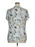 Lane Bryant Gray Short Sleeve Blouse Size 14 - 16 Plus - photo 2