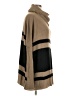 Le Temps Des Cerises 100% Acrylic Stripes Tan Turtleneck Sweater Size Med - Lg - photo 4