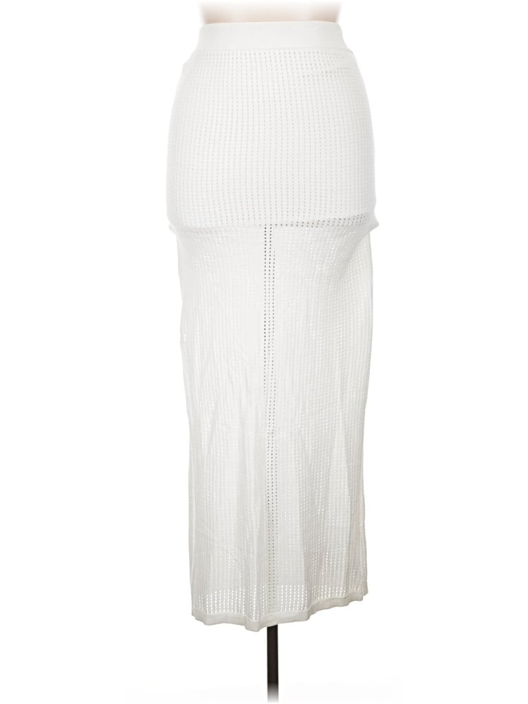 Stitches & Stripes Casual Skirt In White