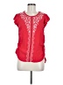 Fourteenth Place Red Short Sleeve Blouse Size M - photo 1