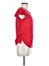 Fourteenth Place Red Short Sleeve Blouse Size M - photo 4
