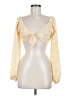 Camellia Yellow Long Sleeve Blouse Size M - photo 1
