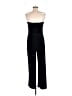 Cider Solid Black Jumpsuit Size L - photo 2