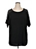 Misia Black Short Sleeve Top Size 1X - photo 1
