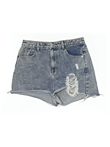 PrettyLittleThing Denim Shorts (view 1)
