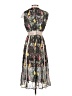 Foxiedox 100% Polyester Print Gray Cocktail Dress Size XS - photo 2