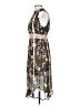 Foxiedox 100% Polyester Print Gray Cocktail Dress Size XS - photo 5