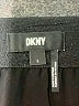DKNY 100% Polyester Solid Black Casual Skirt Size L - photo 4