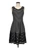 Max Studio Stripes Black Casual Dress Size M - photo 1