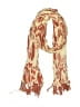 Unbranded Ivory Orange Scarf One size - photo 1