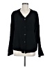 Unbranded 100% Cotton Black Long Sleeve Blouse Size M - photo 1