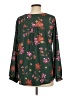 West Kei 100% Polyester Green Long Sleeve Blouse Size L - photo 2