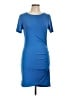 Shein Solid Blue Casual Dress Size L - photo 1