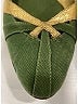 Dolce & Gabbana Color Block Green Flats Size EU 37 - photo 5