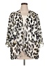 Unbranded 100% Polyester Animal Print Ivory White Kimono Size XXL - photo 1
