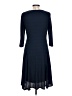 DressBarn Solid Blue Casual Dress Size 10 - photo 2