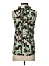 One September 100% Rayon Green Sleeveless Blouse Size S - photo 2
