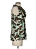 One September 100% Rayon Green Sleeveless Blouse Size S - photo 4