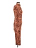 Shein Paisley Brown Cocktail Dress Size 2 - photo 4