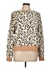 Sunday in Brooklyn 100% Polyester Tan Long Sleeve Blouse Size L - photo 1