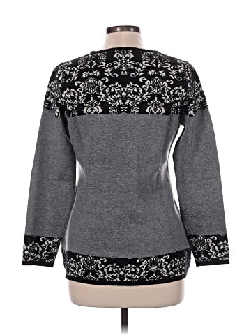 Colour Works Pullover Sweater (view 2)