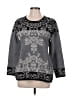 Colour Works Paisley Gray Pullover Sweater Size L - photo 1