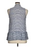 Faded Glory 100% Rayon Blue Sleeveless Blouse Size XL - photo 2