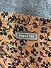 Point Sur 100% Silk Animal Print Brown Long Sleeve Silk Top Size M - photo 7