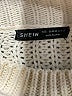 Shein 100% Acrylic Stripes Ivory Pullover Sweater Size L - photo 7